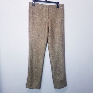 🌸Anthropologie | Lela Rose Gold‎ Pants 8